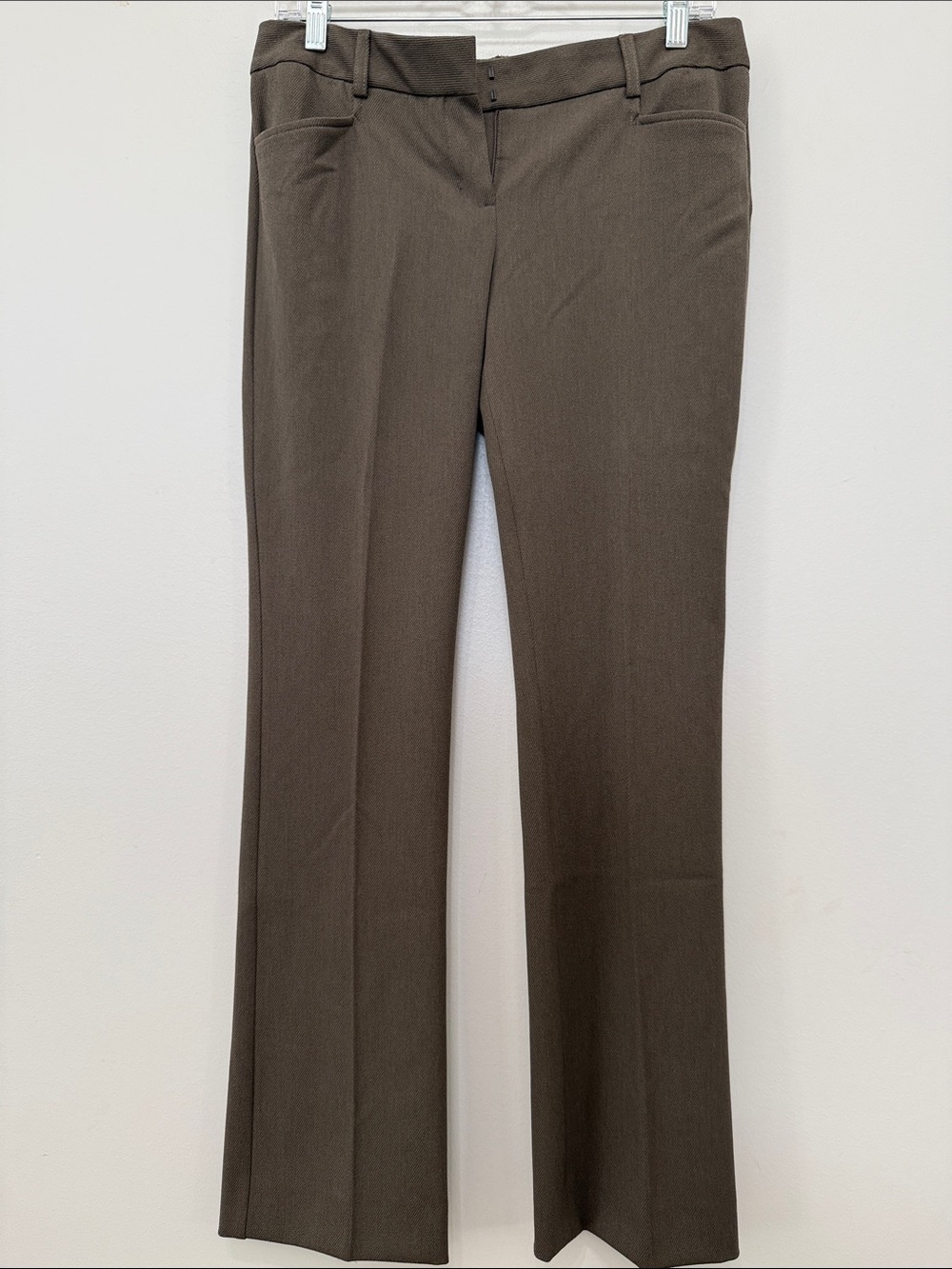 Express Women's Taupe Bootcut Leg Dress Pants